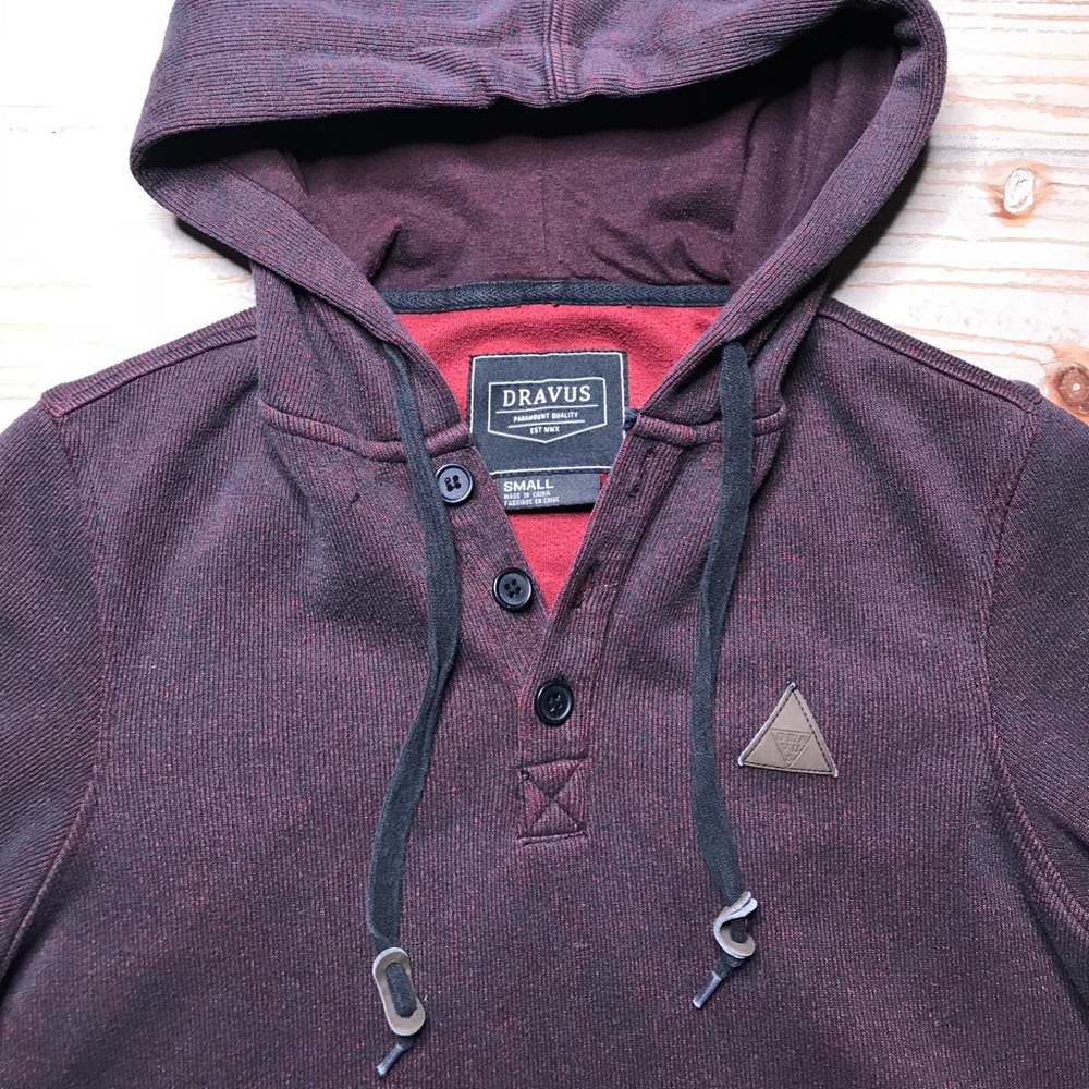 Dravus Maroon Hoodie